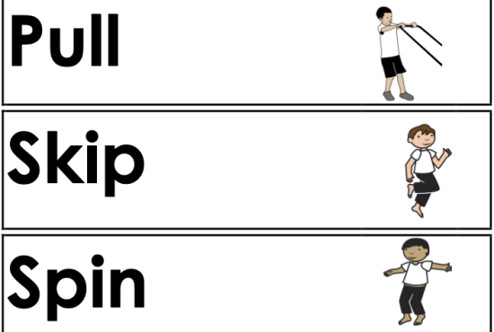 Flashcards - Skip Pull Spin